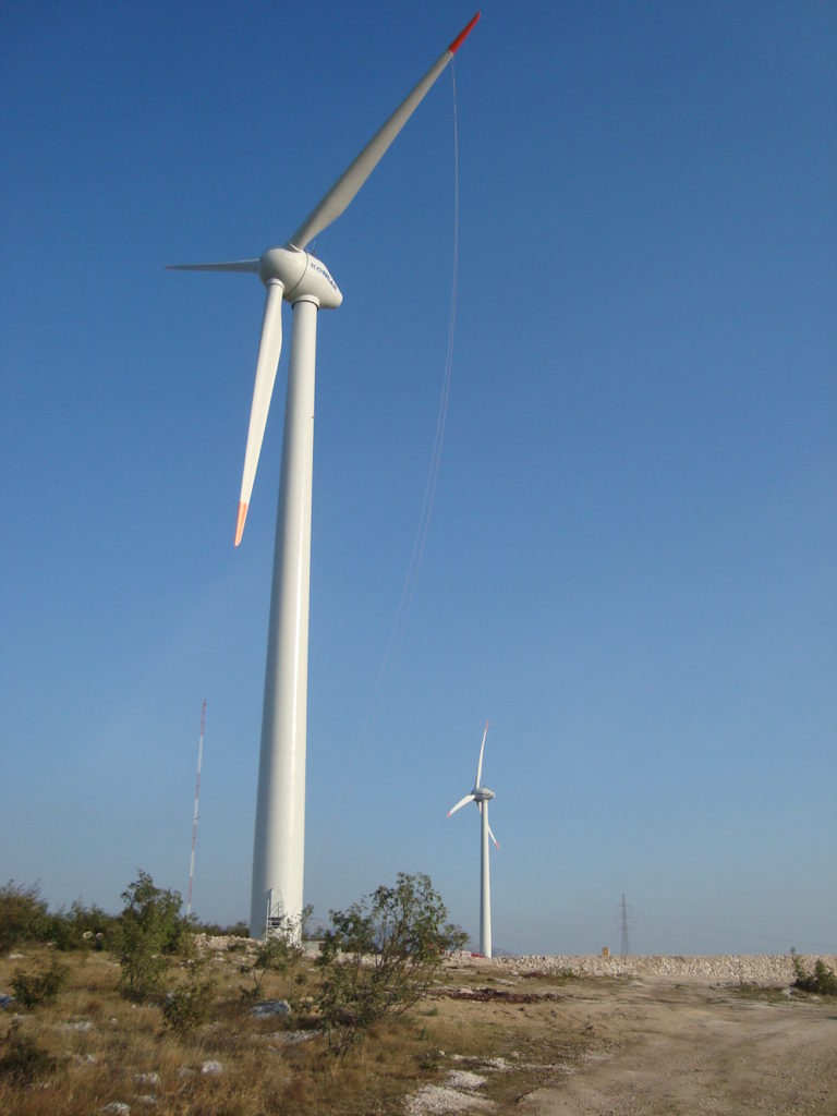 Končar wind turbine pillar